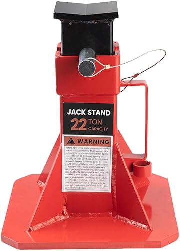Miniatura 6 de 22 toneladas (44,000 libras) Heavy Duty Pin Type Professional Car Jack Stands con bloqueo Altura ajustable a 19.75" Ajuste para apoyar camiones,