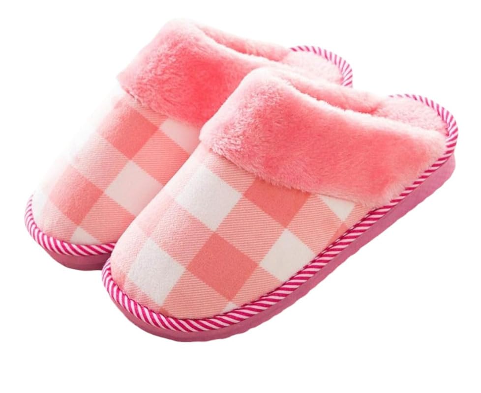 Image of Wolvesden Home Flip-Flops & Slippers Indoor Non-Slip Soft Fur Flip Flop Slides And Slippers Cute Flip Flops for Women