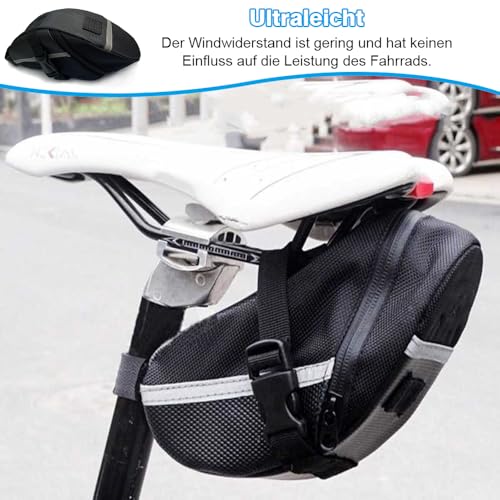 SJDOFU Saddle Bag, Bicycle Saddle Bag, Bicycle Seat Bag, Waterproof Frame Bag, Bicycle Bag, Top Tube Bag - Image 4