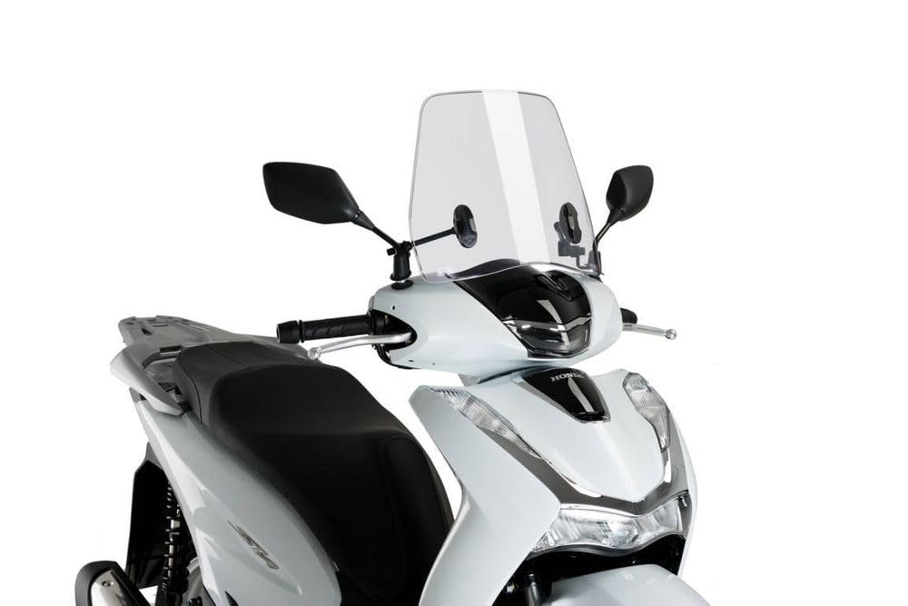 Puig Trafic 20363W Windshield: Protection and Aerodynamics for Scooters, Transparent