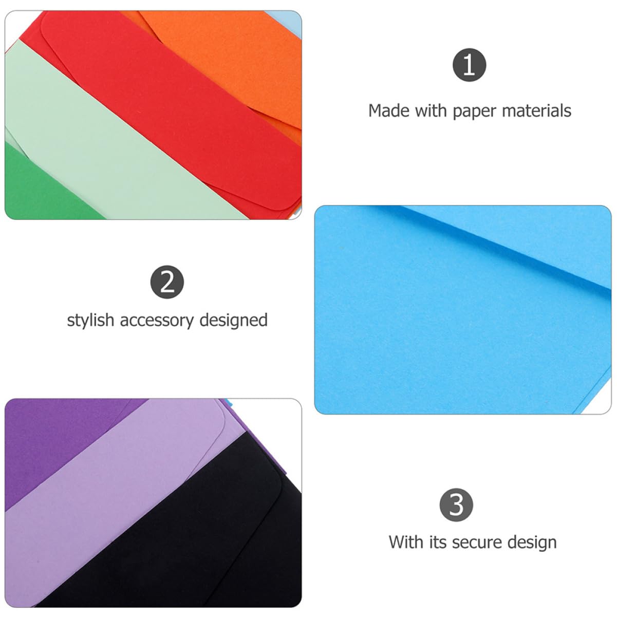 TEHAUX 350piezas Sobres De Papel De Para Dinero Llaves Monedas y Recuerdos Sobres Decorativos Pequeños