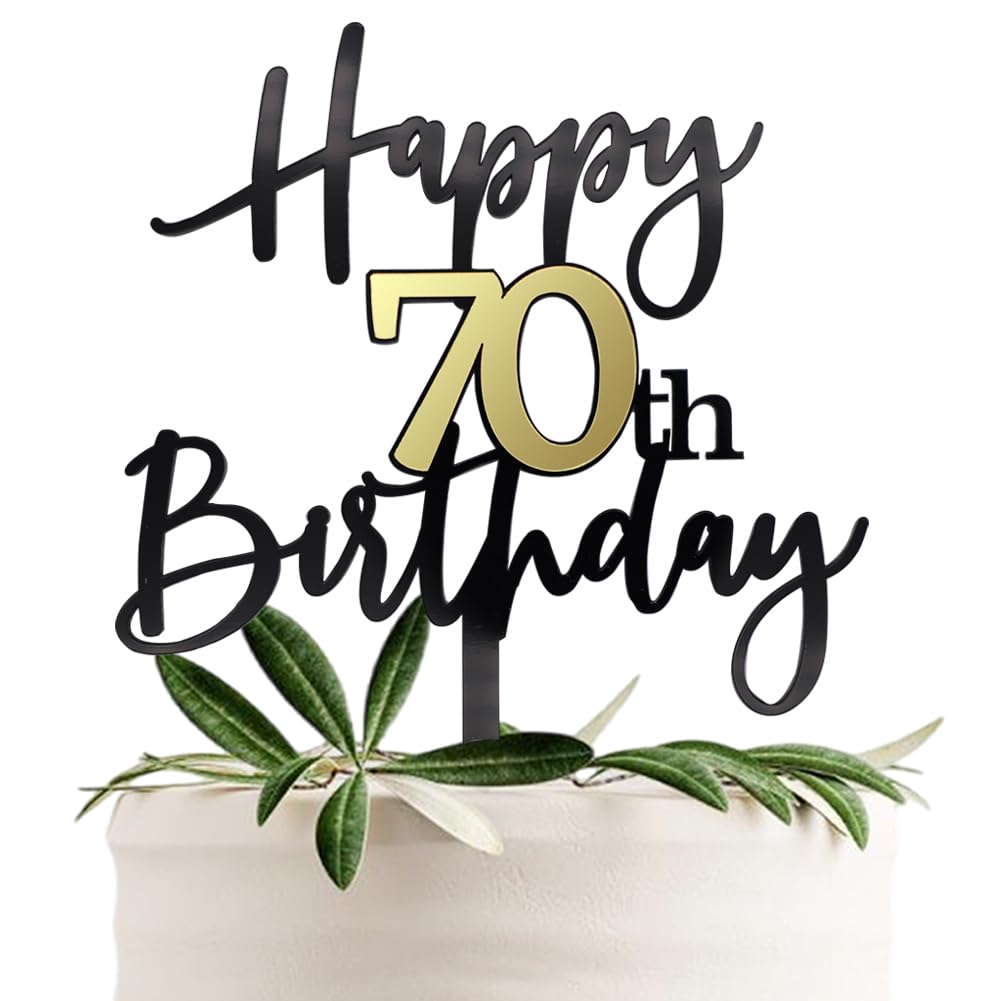 Photo 1 of CC TOWN 70th Birthday Cake Topper