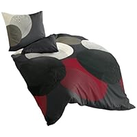 Bierbaum Feinbiber Bettwäsche 135x200 Cm - 100% Baumwolle Kiesel