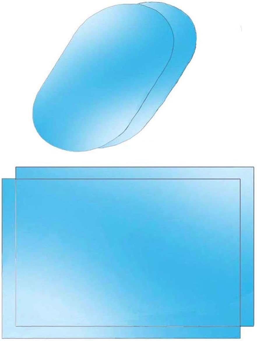 Car Side View Mirror Anti-Glare Film- Rear View Mirror HD Nano Anti Glare Anti Fog Rainproof Waterproof Membrane for Automobile Rearview Mirror and Side Window