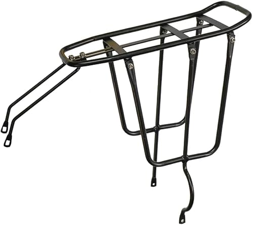 Portaequipajes trasero para bicicleta, se adapta a la mayoría de bicicletas de montaña y bicicletas de carretera, capacidad de 130 libras (132.3 lbs)