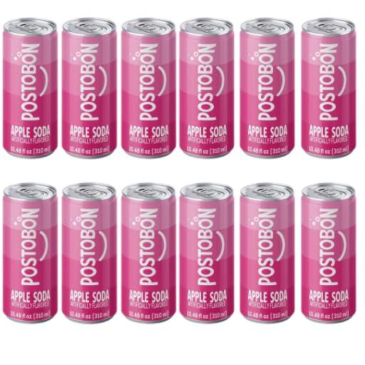 Gaseosa Manzana Postobón – 12 Pack (10.5fl oz Each Can) – Colombian Apple-Flavored Soda – Imported from Colombia