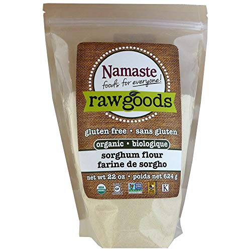 Namaste Foods Organic Sorghum Flour Gluten Free, 22 oz. (Pack of 6)  Allergen Free - PACK OF 4