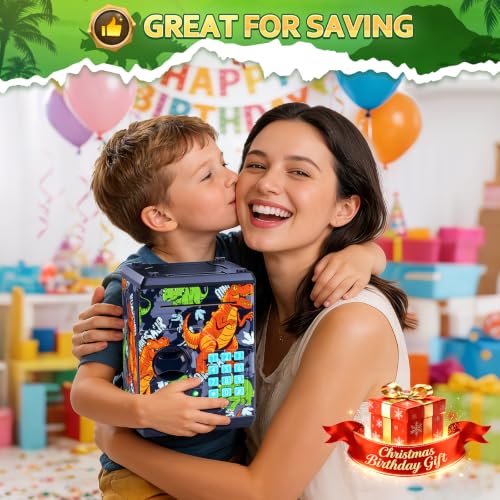Image of ATM Piggy Bank for Boys Girls, Mini ATM Coin Bank Kids Safe with Password