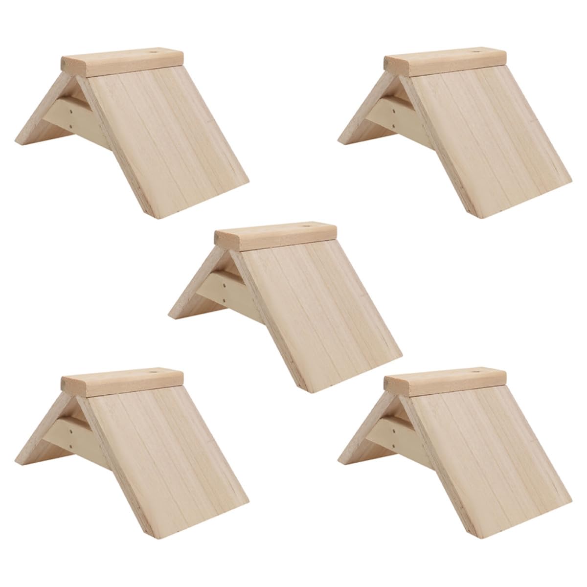 Alipis 5 Perchas de Madera para Jaula de Pájaros, Accesorio para Aves y Loros, Soporte Resistente para Descanso, Adecuado como Parque de Juegos para Mascotas