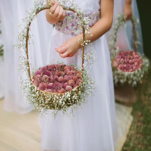 Cabezas de flores secas naturales para manualidades miniatura 7