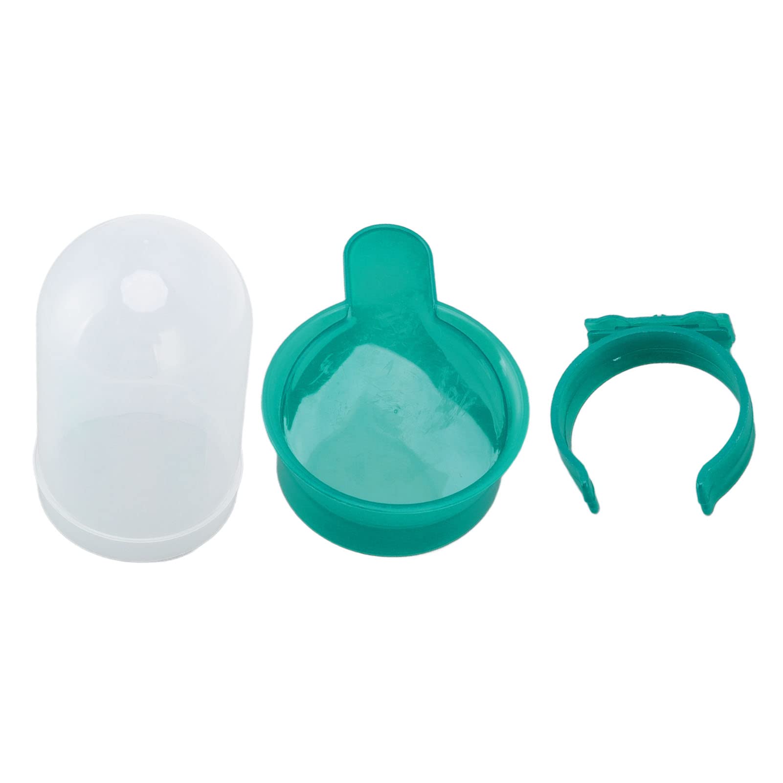 Kketeopt Green Large Capacity Safe Plastic Pigeon Water Feeder For Bird Cage ( Small Size)