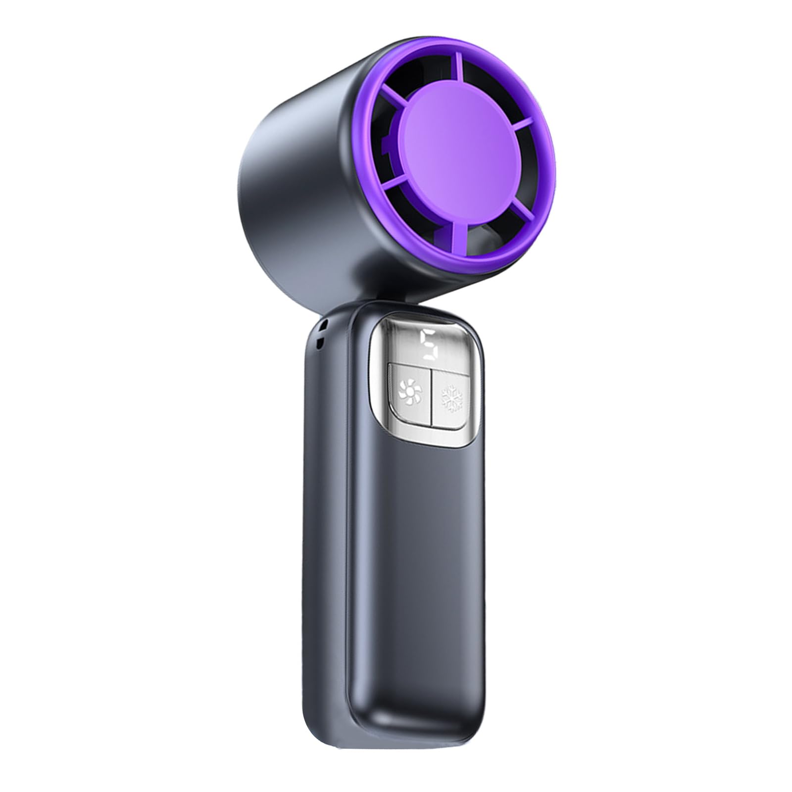 Jazuaiao USB Handheld Fan with Adjustable Speeds and Rechargeable Battery Texture Suitable for Hot Weather ABS Tiny Fan