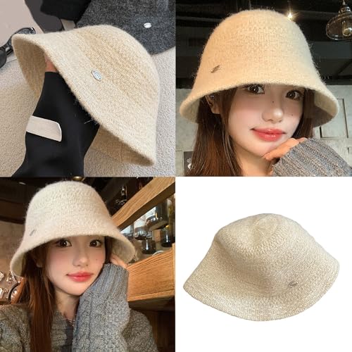 Elegant Traditional Interlaced Bucket Hat Unisex Cotton Sun with Wide Border for Outdoor Tasks and Season Fashion Pliable Thi Gray by PASNMKvn - Used condition - Image 2