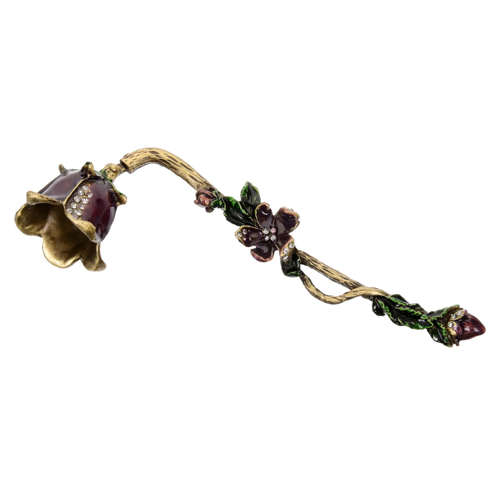 Gatuida 4pièces Cendrier De Bougie Éteignoir Vintage Outil De Sécurité pour Éteindre Bougies Parfumées Accessoire pour Amateurs De Bougies Design Élégant avec Violettes