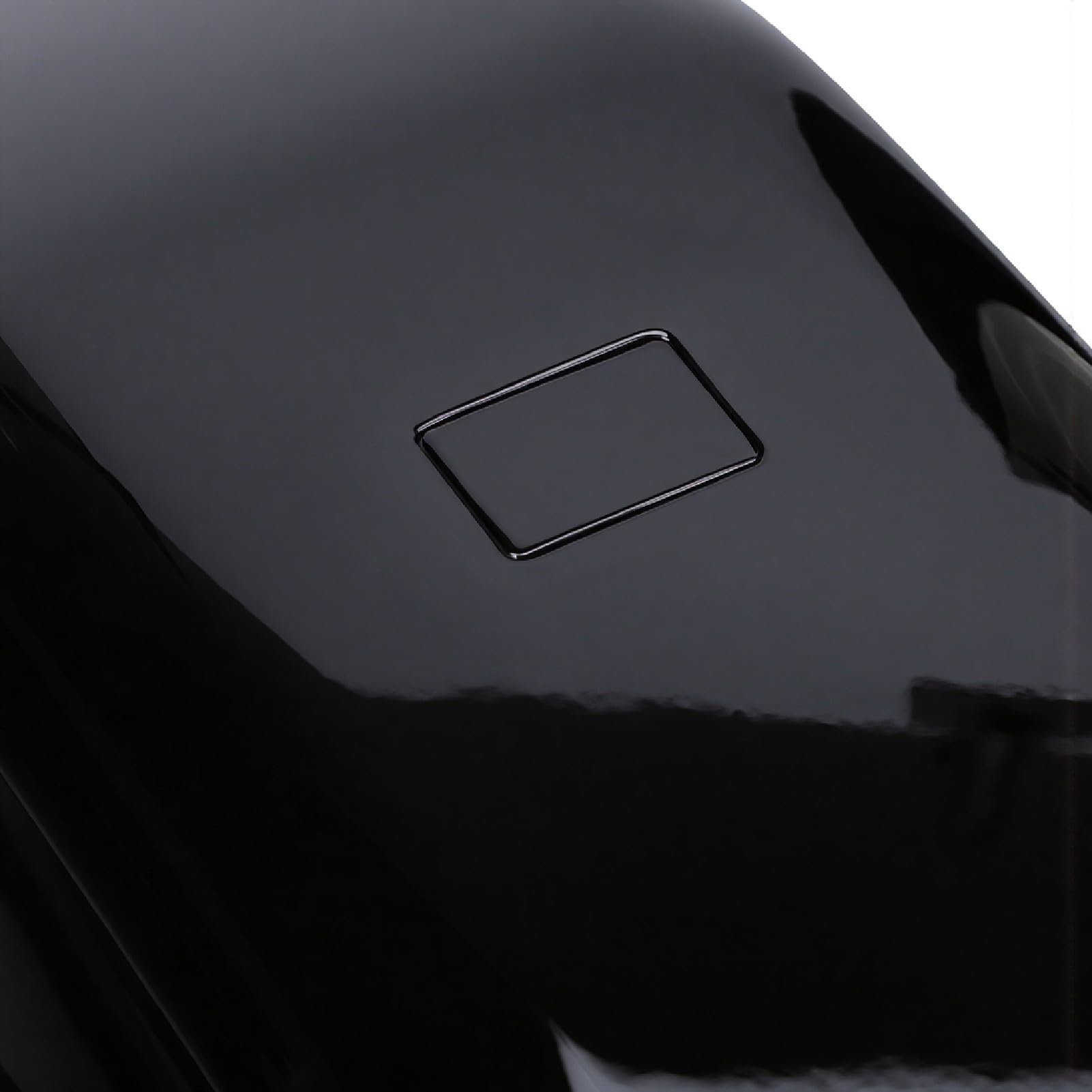 Sacoches Rigides pour Moto, capacité de 45 L, Noir Brillant, Plastique ABS, Ouverture Supérieure Verrouillable, Valises Latérales étanches avec Installation Rapide pour la
