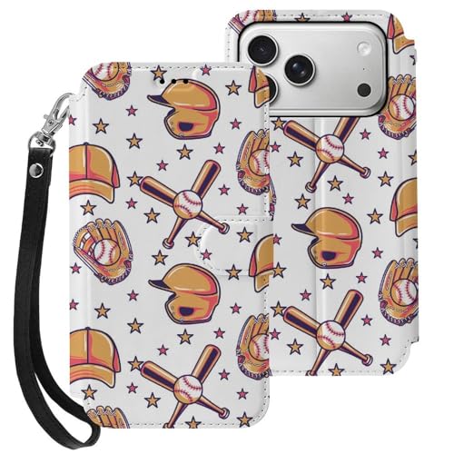 iphone 17用 ケース 野球柄 手帳型 と互換性のある カード収納 いphone17用 カバー 手帳型 Puレザー 横置きスタンド機能 折りたたみ スマホケース スタンド付き アイフォン 17用 ケース 内蔵マグネット 開閉式 財布型 軽量 薄型 耐