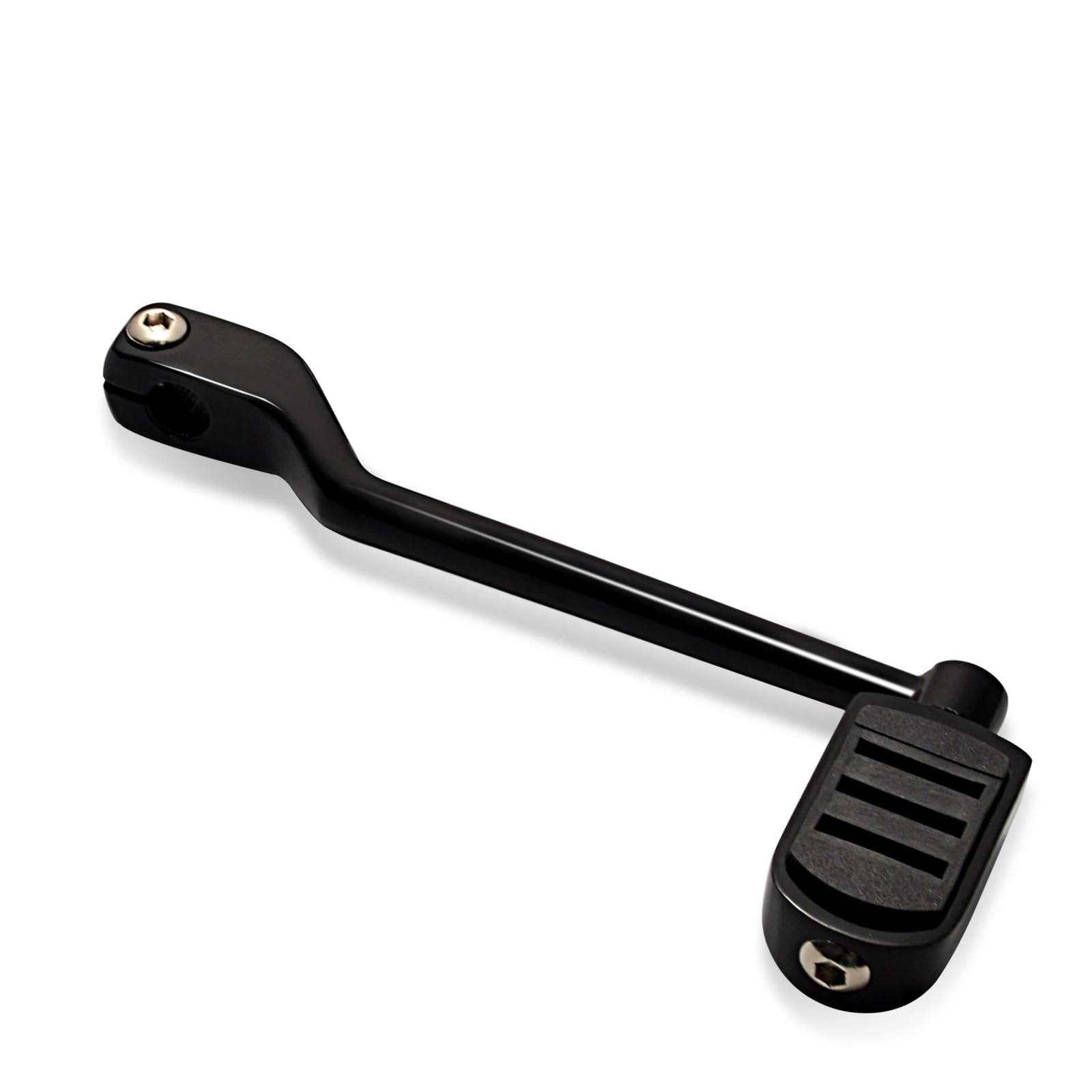 HTRdtD Car Handbrake Levers Fit for Harley Davidson Touring Softail Electra Street Glide FLHXS Road King Motorcycle Toe Pegs Shifter Levers Handbrake Lever(E)