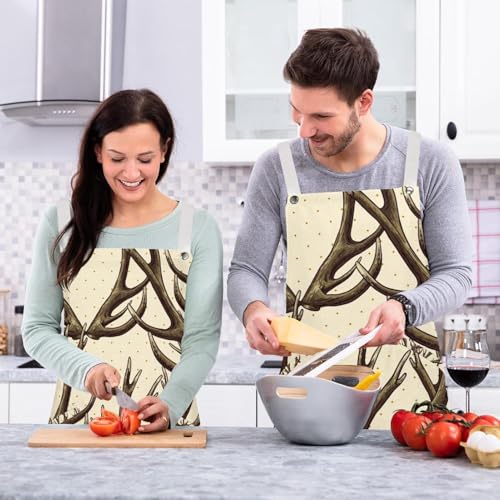 Tablier de serveuse multicolore idéal pour pâtisserie et bistrot