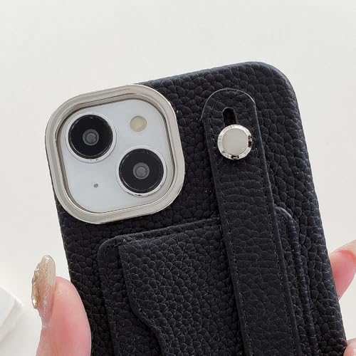 Étui de téléphone portefeuille résolvant l'encombrement avec bracelet rose iPhone 14 Plus - 3
