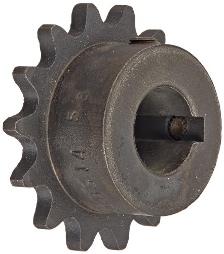Martin Roller Chain Sprocket, Bored-to-Size, Type B Hub, Single Strand, 35 Chain Size, 0.375
