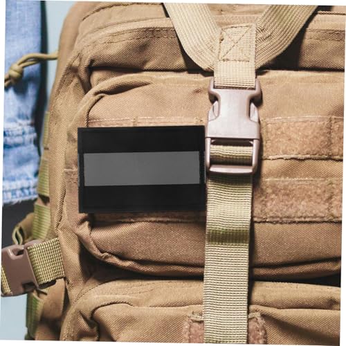 LOPUNER 4個 反射耐久素材 パッチ 高視認性反光魔術貼 夜間スポーツランニング用バッグ腕章 多用途接着簡単装着