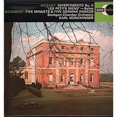 Mozart - Divertimento No. 11 In D Major (K.251) / Schubert - Five Minuets / Five German Dances