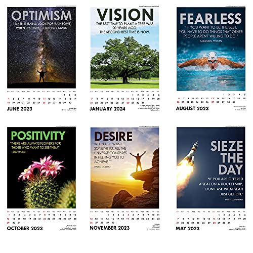 Image of Tallenge - Timeless Motivational Quote - 2023 Desk Calendar - 6 x 9 Inches for Home & Office (Paper, Desk Calendar)