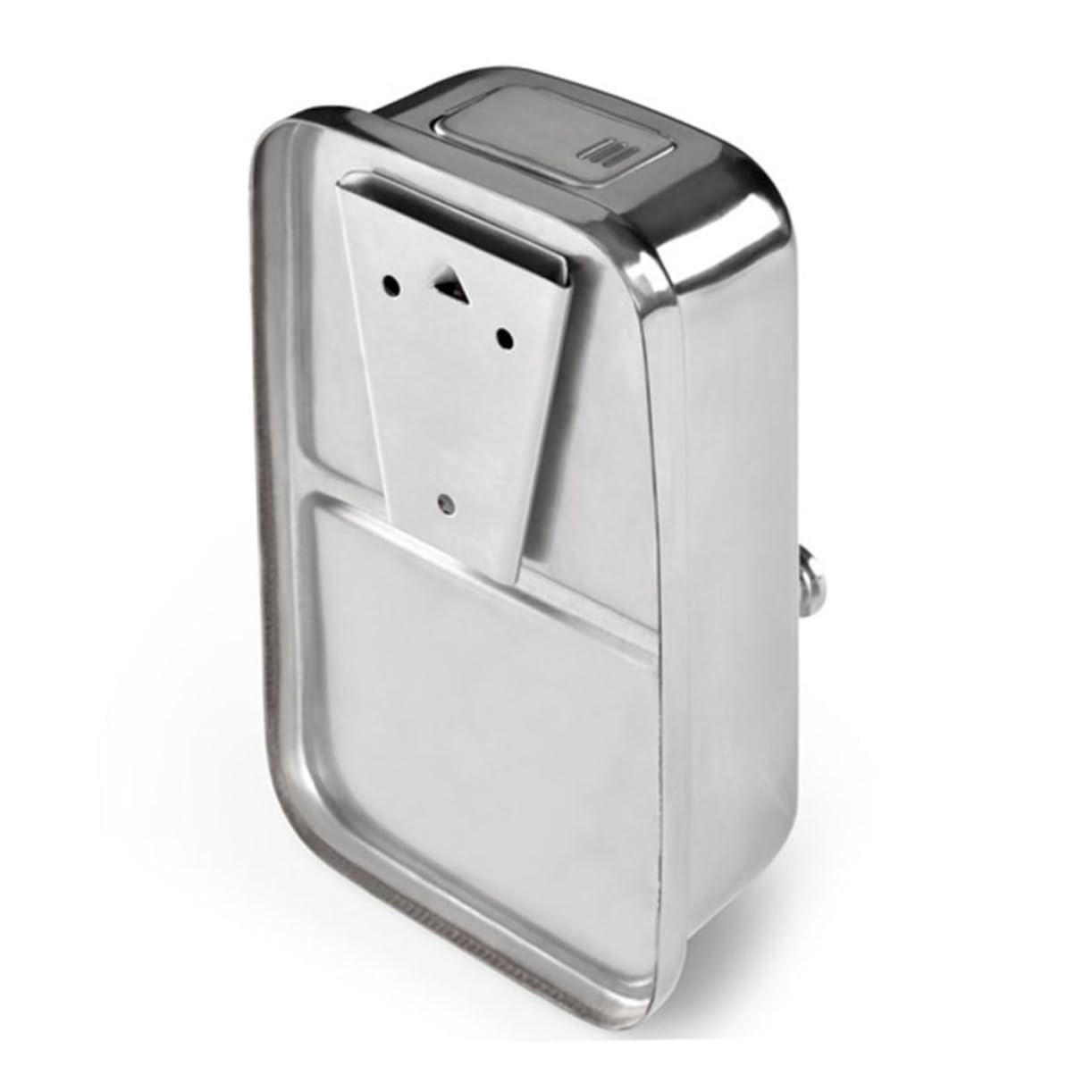 Gadpiparty Dispenser di Sapone Liquido Design da Parete Ricaricabile in Acciaio Inossidabile 1000ml Dosatore Manuale Resistente e Pratico per Bagno e Hotel
