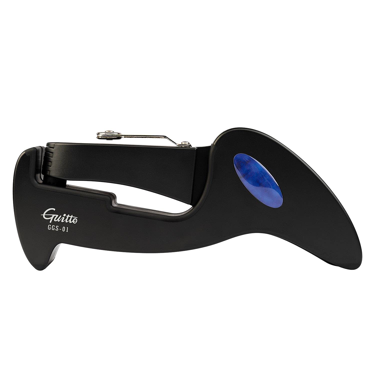 Guitto GGS01B - Soporte plegable universal para guitarra eléctrica, acústica y bajo eléctrico.