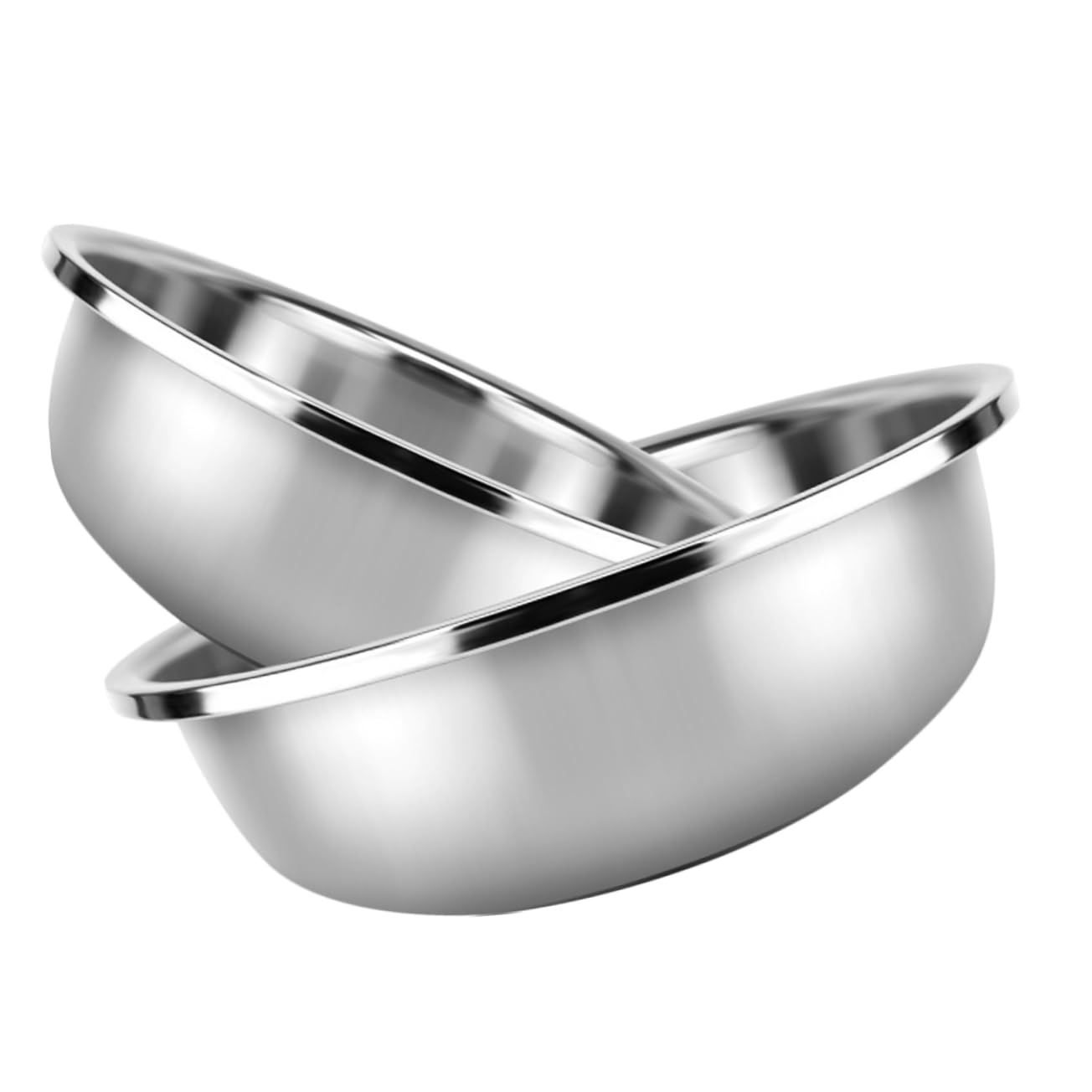 2 pcs Basin Mixing Bowls for Kitchen Vegetable Washing Fruits Salad Prep and More Easy to Clean Multi Functional Dish Tubs