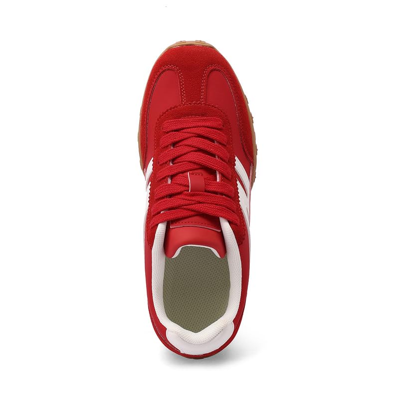 Image of Sneakers for Women Retro Fashion Trendy Sneakers with Foam Insole Casual Shoes for Walking Tennis Classic Non-Slip Comfort Shoes