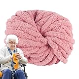 Pratique et : Son épaisseur généreuse accélère le tricot, idéal pour créer des tapis moelleux ou des vêtements réconfortants en un temps réduit, tout en rendant le processus agréable et fluide.