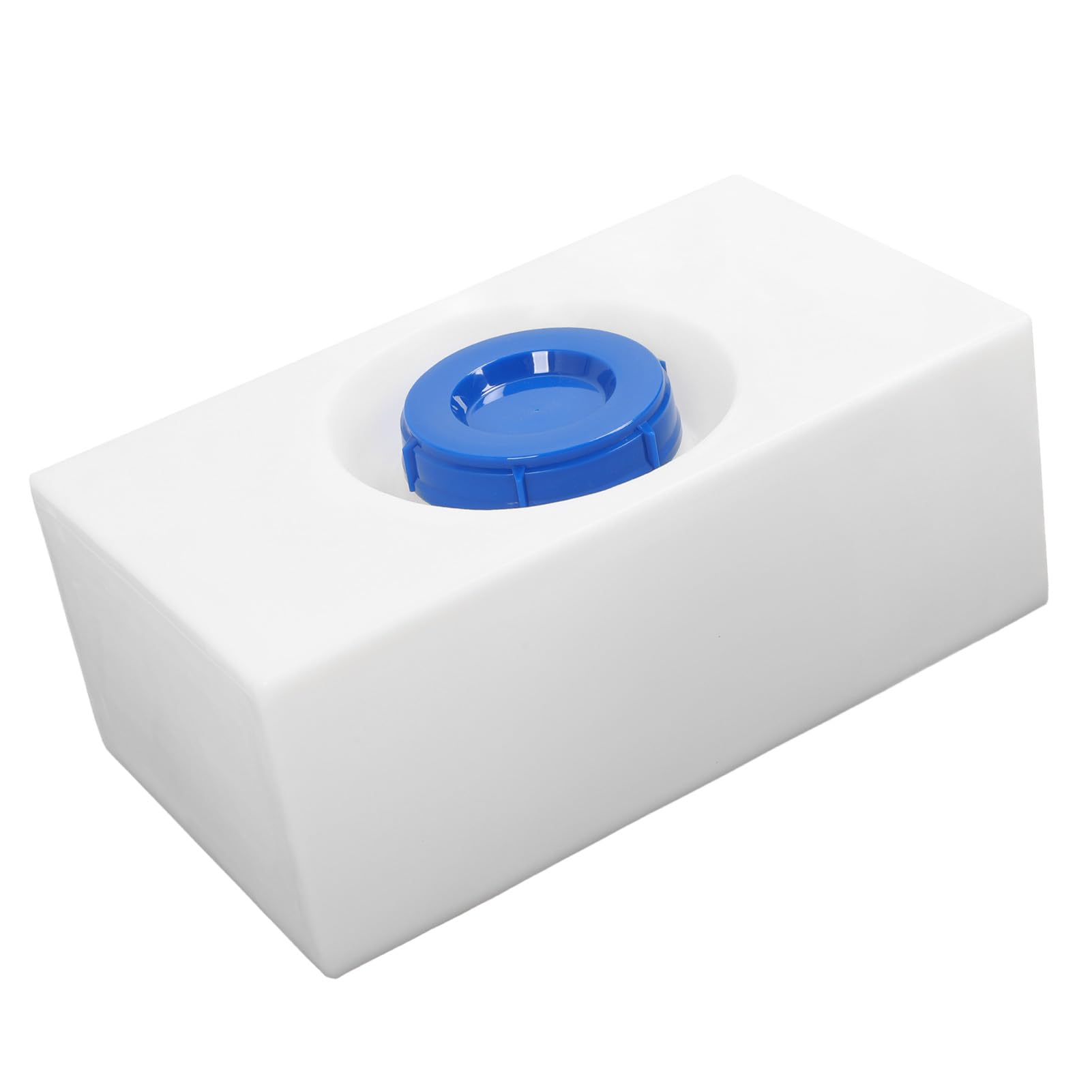 Depósito de almacenamiento de agua de 8 galones LLDPE a prueba de paso – Tanque de retención de agua dulce para caravanas, remolques, barcos, forma cuadrada, lisa y sellada, entrada de boca de 130 mm
