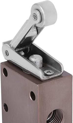 Miniatura 6 de Válvula mecánica del rodillo, tipo válvula neumática mecánica de la posición 3 del rodillo del hilo del PT 14 manera 2