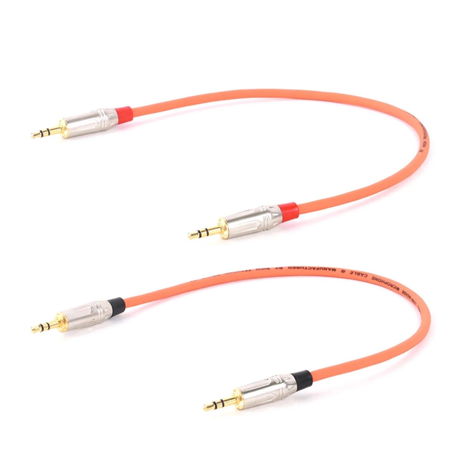 Câble de raccordement jack mâle TRS 3,5 mm 1/8 pouce vers jack mâle TRS 3,5 mm 1/8 pouce vers câble de raccordement droit for mixeurs PA 0,3 M-15 M(Yellow-RD,5 m)