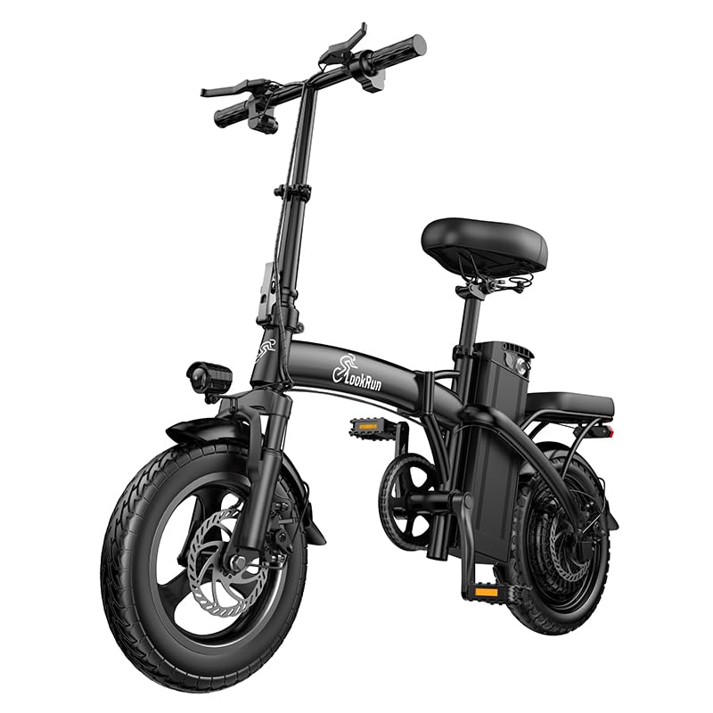 LOOKRUN Bicicletta elettrica pieghevole G11, batteria 48V 13AH,...