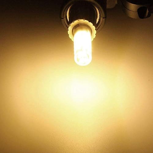 Miniatura 6 de Bombillas LED G8 de 60 W 75 W de repuesto de bombilla halógena, T3T4 AC120V JCD tipo G8 base bi-pin (7 W) luz blanca cálida 3000 K para luces debajo