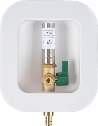 Lingmfg Caja de salida para máquina de hielo PEX Crimpado con pararrayos de martillo, crimpado de 12 pulgada PEX 1807, conexión manguera para hacer