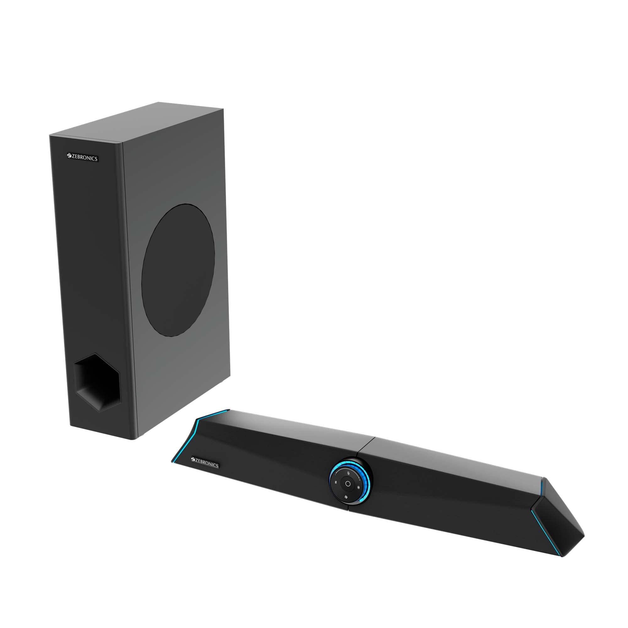 ZEBRONICS ZebSonic BAR 100 Premium Gaming soundbar with subwoofer