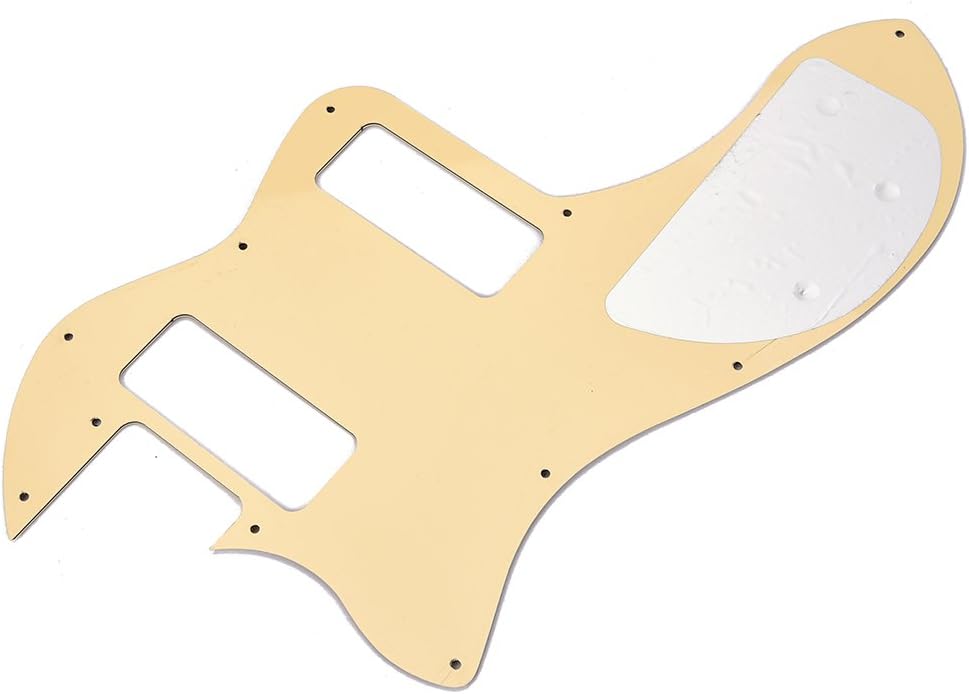Alnicov Guitar Pickguard，For P90 Electric Guitar Parts，Yellow Pearl