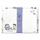 アクティブコーポレーション ドラえもん 散らし柄 レターセット (どら焼きで幸せ・オートミール)