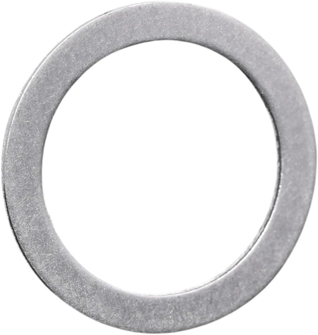 490PCS Automotive Oil Drain Gaskets, Aluminum Flat Gaskets Washers Assorted Gasket Metal Sealing Crush Washer Kit, M5 - M24