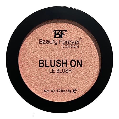 Image of Beauty Forever Blush On, Lightweight, Shimmery Natural Matte Finish, Oil Free Suitable For All Skin Types, Cool Natural Looks Blushing Cheeks, Available in Fabulous Shades, 8gms (06 RUST)