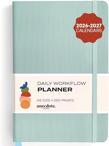 Miniatura 26 de Planificador Anecdote 2026: Un Planificador Mensual, Semanal y Diario 2026 para Planificar tu Éxito - Tamaño A5 Tapa Dura Comienza en Cualquier Negro