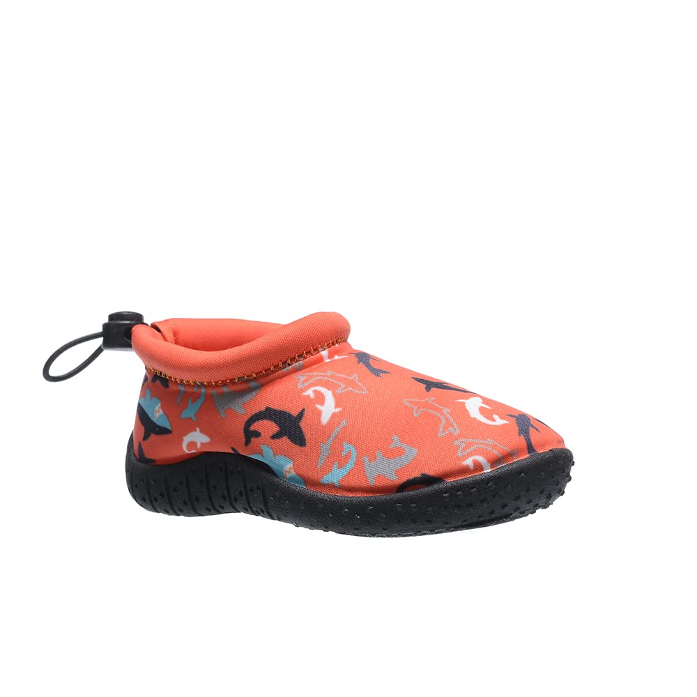 RocSoc Toddler's Summer Barefoot Mesh Water Sport Aqua Shoes | Breathable, Toggle Lace Athletic Beach Footwear