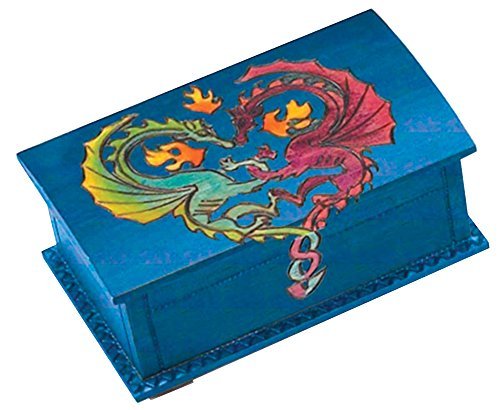 Dragon Trick Wood Box Polish Handmade Secret Opening Wooden Puzzle Box