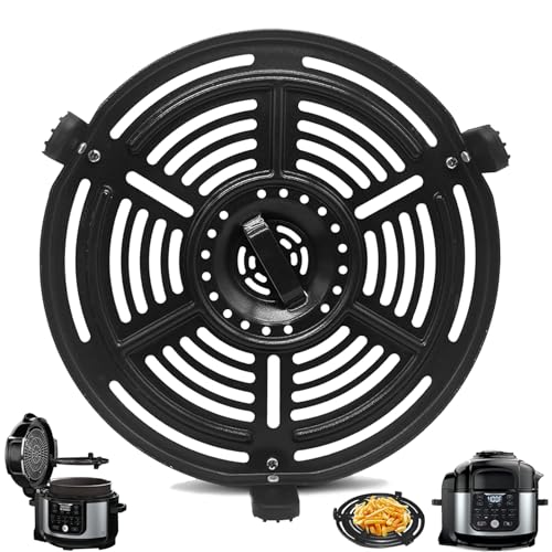 GCQ Air Fryer Accessories for Ninja Foodi MINI 4.7L 6 in 1 OP100UK MAX 7.5L 14 in 1 OL650UKCP OP300UK OP350UK OP450UK OP500UK Multi Cooker, Air Fryer Grill Pan Crisper Plate Replacement Parts Tray