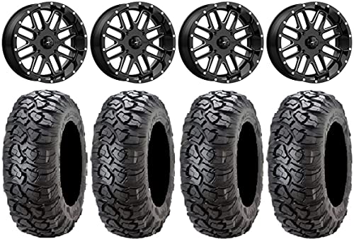 Bundle-9-Items-Msa-Milled-Bandit-18-Wheels-34-Ultracross-Tires-4X156-Bolt-Pattern-12Mmx15-Lug-Kit
