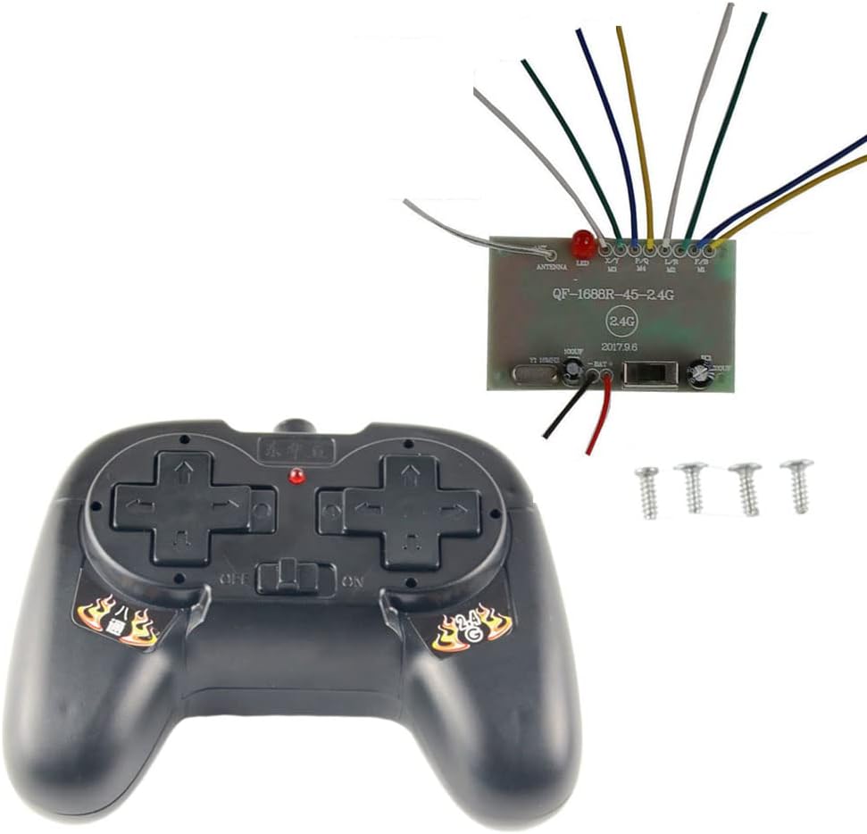 Amazon.com: Delinx 4 8 Channels 2.4GHz Long Range RC Transmitter and ...