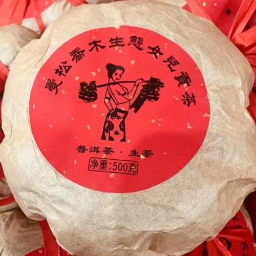 Thé Puerh Sheng Mansong 2008 galette de thé cru du Yunnan 500g